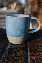10 oz Shoreline Drift Hand-Painted Ceramic Mug #4