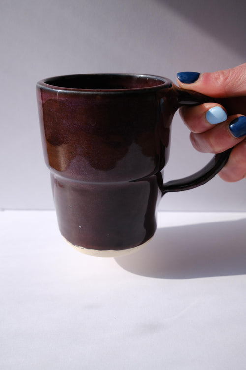 10 oz Amethyst Tiered Ceramic Mug- #2