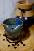 No Reps Just Vibes Blue Straw Tumbler