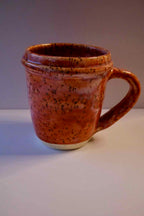 Tapered Rim Coral Mug - 12 oz