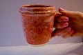 Tapered Rim Coral Mug - 12 oz