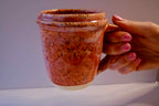 Tapered Rim Coral Mug - 12 oz