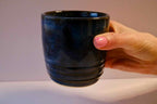 Navy Blue Textured Cup