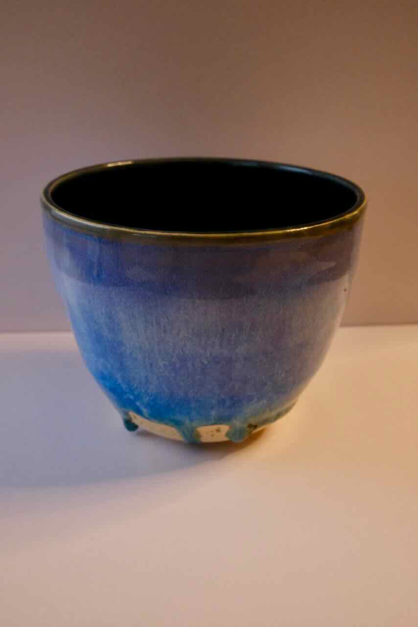 Blue Drippy Bowl