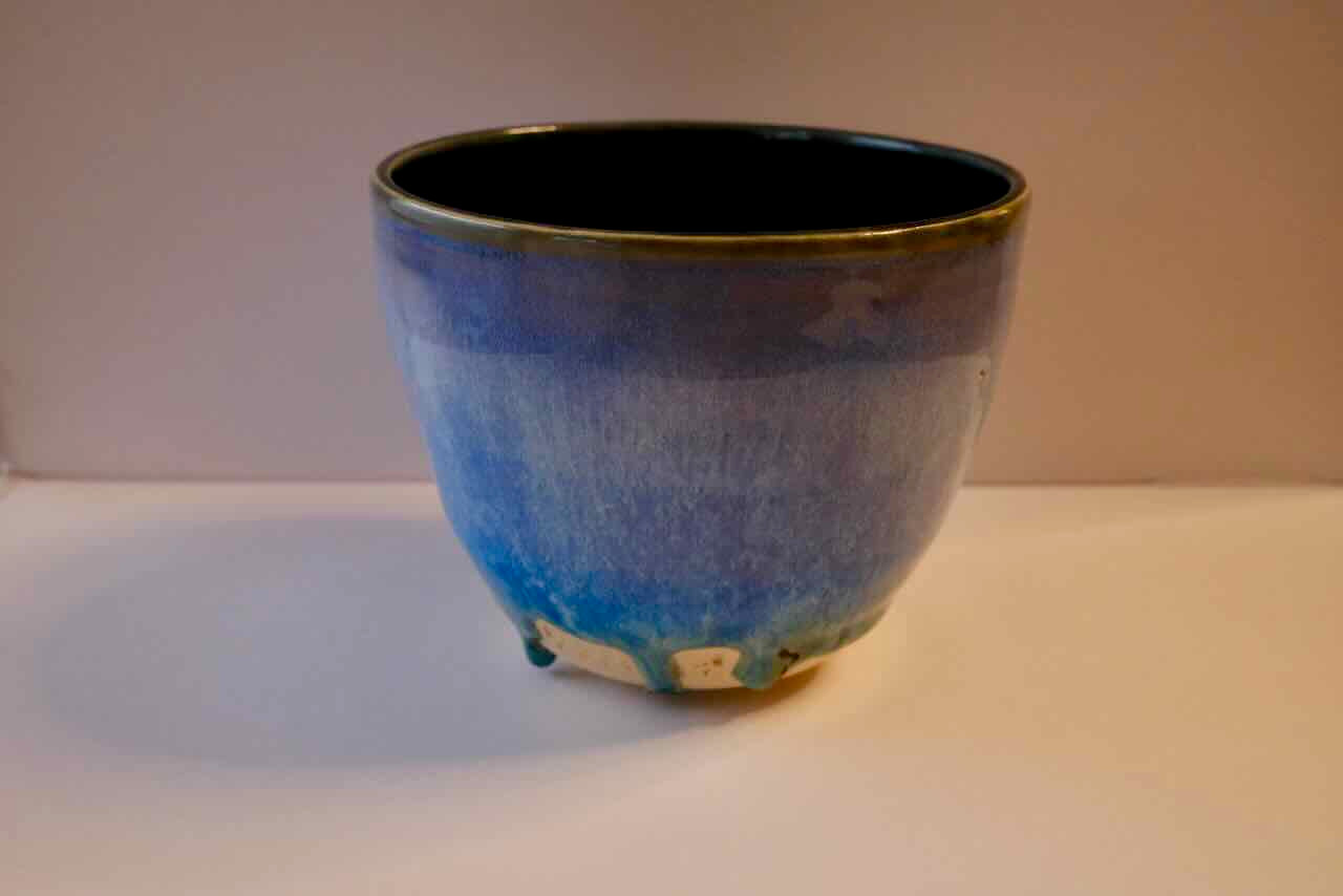 Blue Drippy Bowl