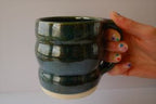 Bubble Dark Green Mug - 12 oz